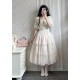 Miss Point Point Garden Embroidered 3-Tier Skirt(Reservation/3 Colours/Full Payment Without Shipping)
